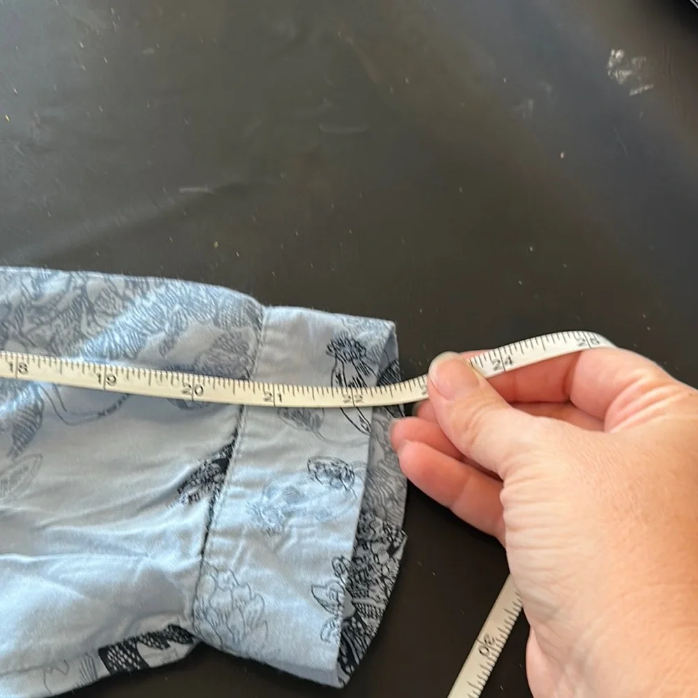 Vintage America Light Blue Floral Tunic - Picture 9 of 9